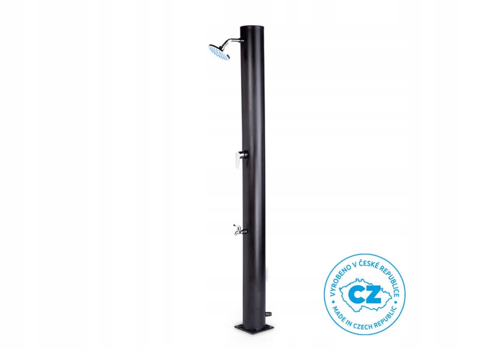 Wymiary i waga prysznica solarnym