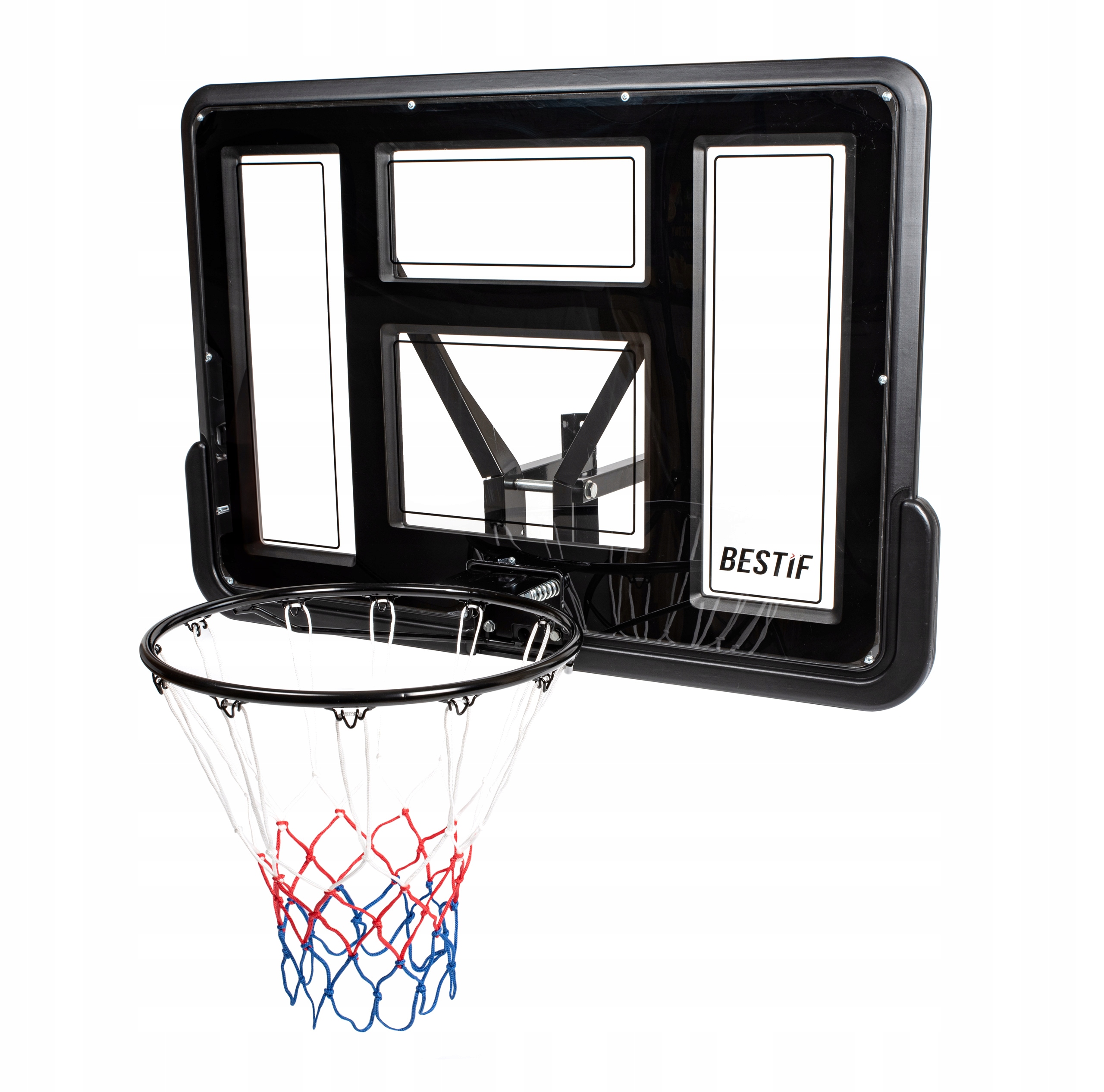 Zestaw tablica do koszykówki BTK03 + obręcz 45 cm Bestif – Idealny zestaw do gry