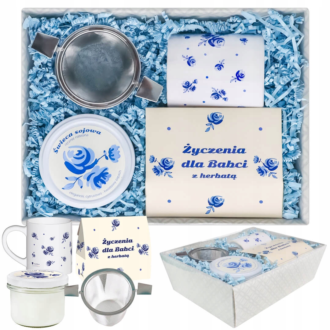 Gotowy zestaw prezentowy Życzenia dla Babci – Idealny upominek na Dzień Babci