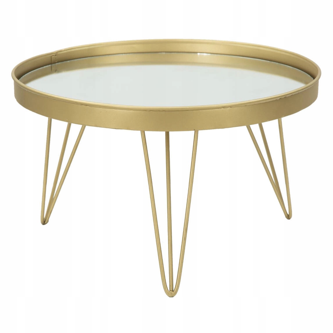 Ferretti Dekoracyjna lustrzana taca na nóżkach, Ø 36,5 cm – Elegancja i funkcjonalność w Twoim wnętrzu
