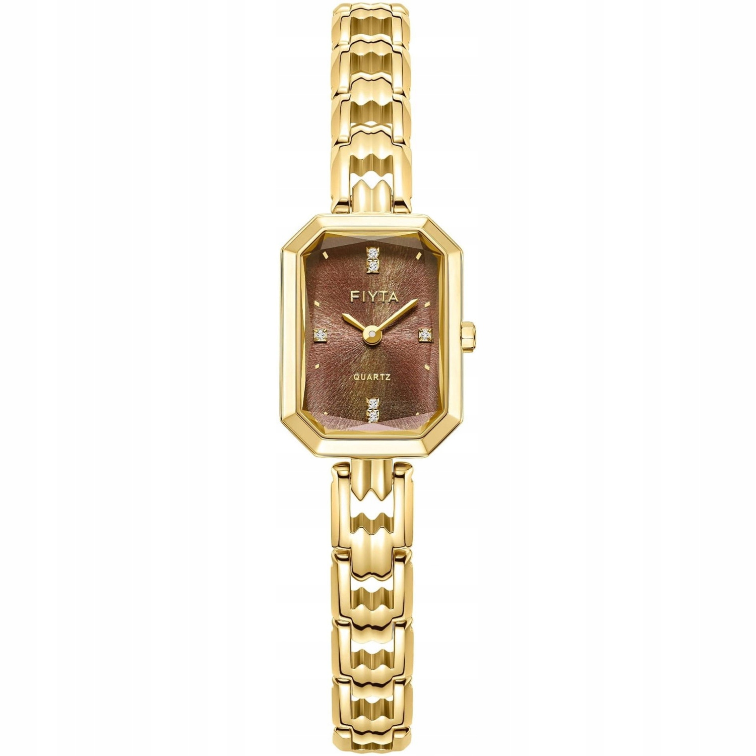 Zegarek damski Fiyta L865039.GKG CYRKONIE – Elegancja na każdą okazję