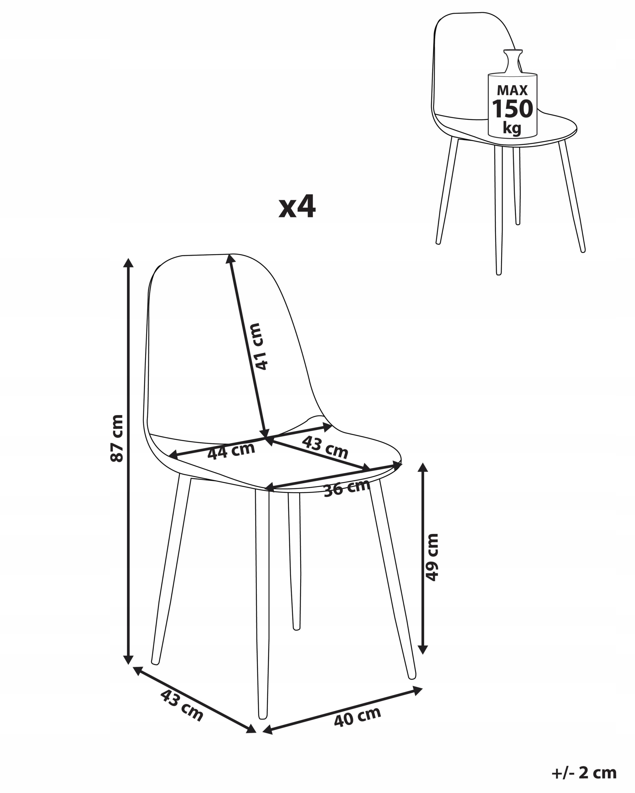 Wygodne siedzisko i ergonomiczne wymiary