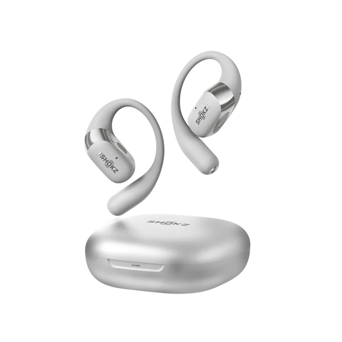 Shokz OpenFit 2+ Grey – Bezprzewodowe słuchawki z przewodnictwem powietrznym