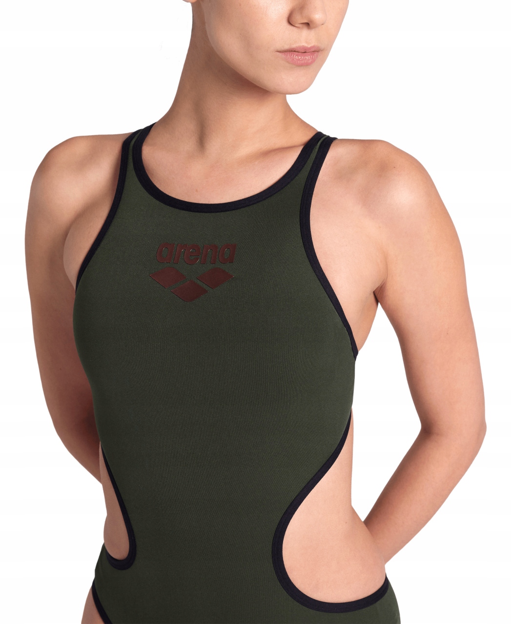 Strój kąpielowy damski jednoczęściowy na basen Arena Big Logo R.D34 – Styl i wygoda w wodzie