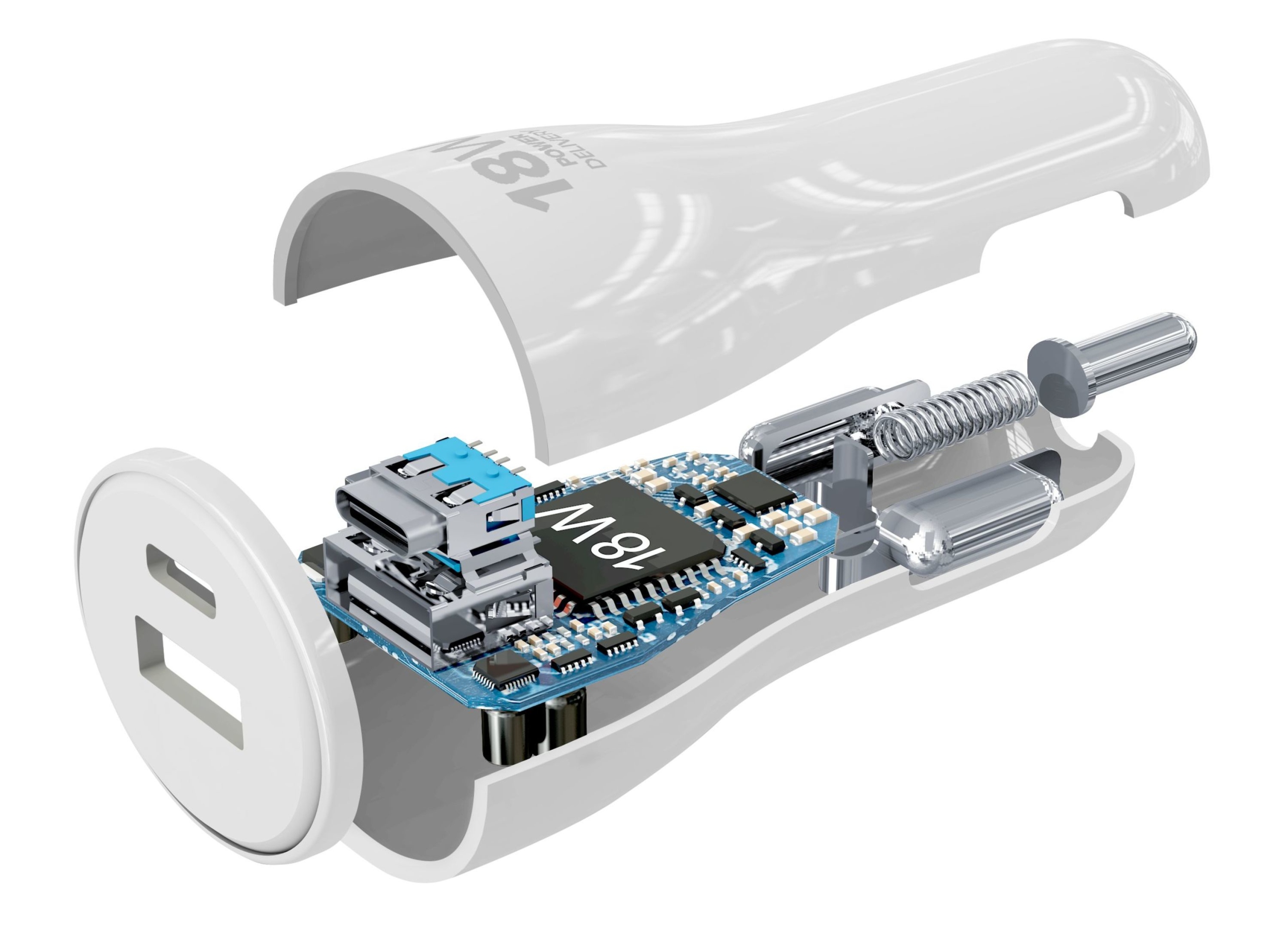 Uniwersalne zasilanie z portami USB-C i USB-A