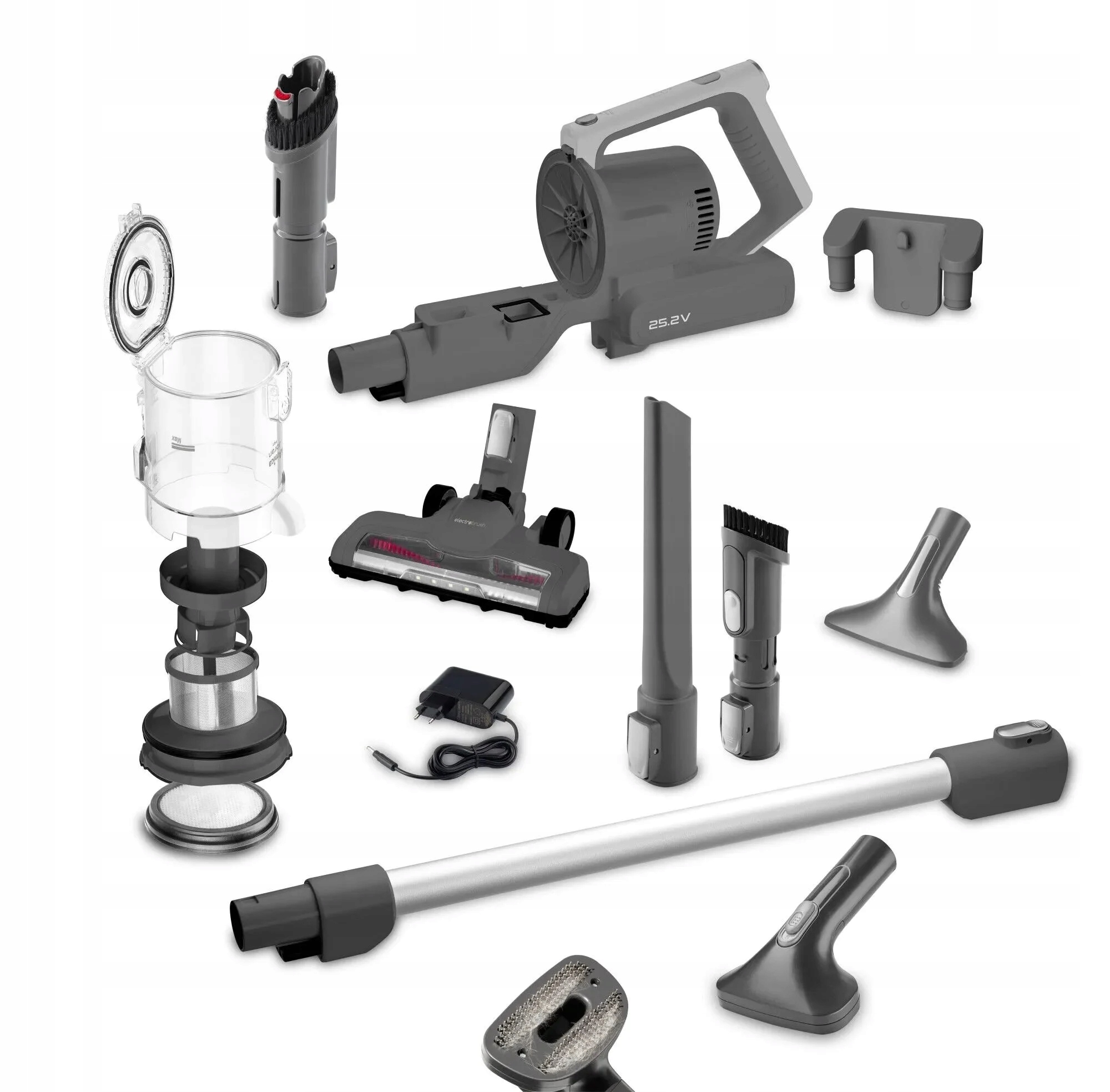 Funkcje dodatkowe – Regulacja mocy ssania i różnorodność akcesoriów