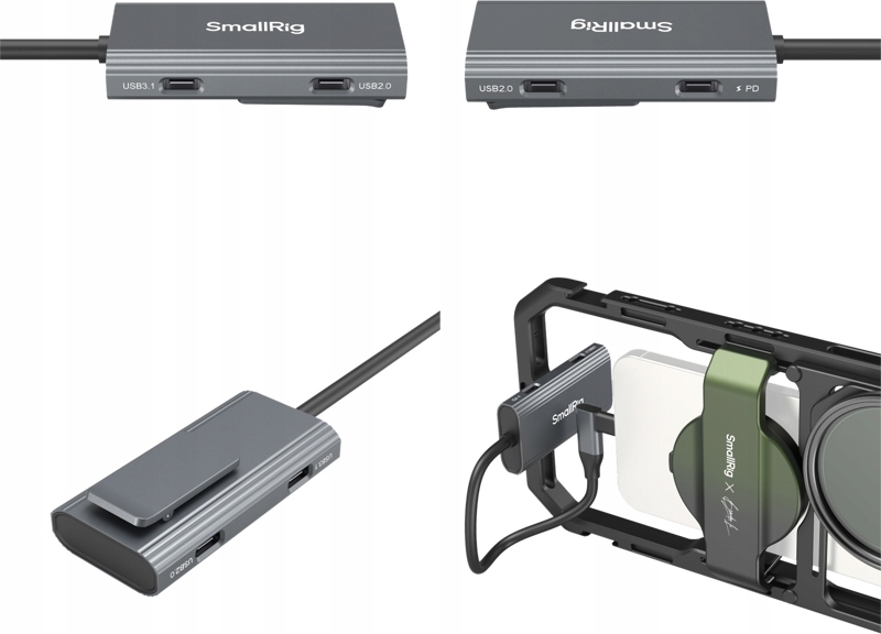 Stacja dokująca USB-C 4 w 1 dla wygodnej pracy
