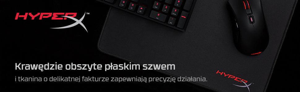 Krawędzie obszyte płaskim szwem i tkanina o delikatnej fakturze zapewniają precyzję działania.