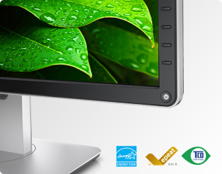 24-calowy monitor Dell P2415Q o rozdzielczości Ultra HD 4K — ekologiczna konstrukcja