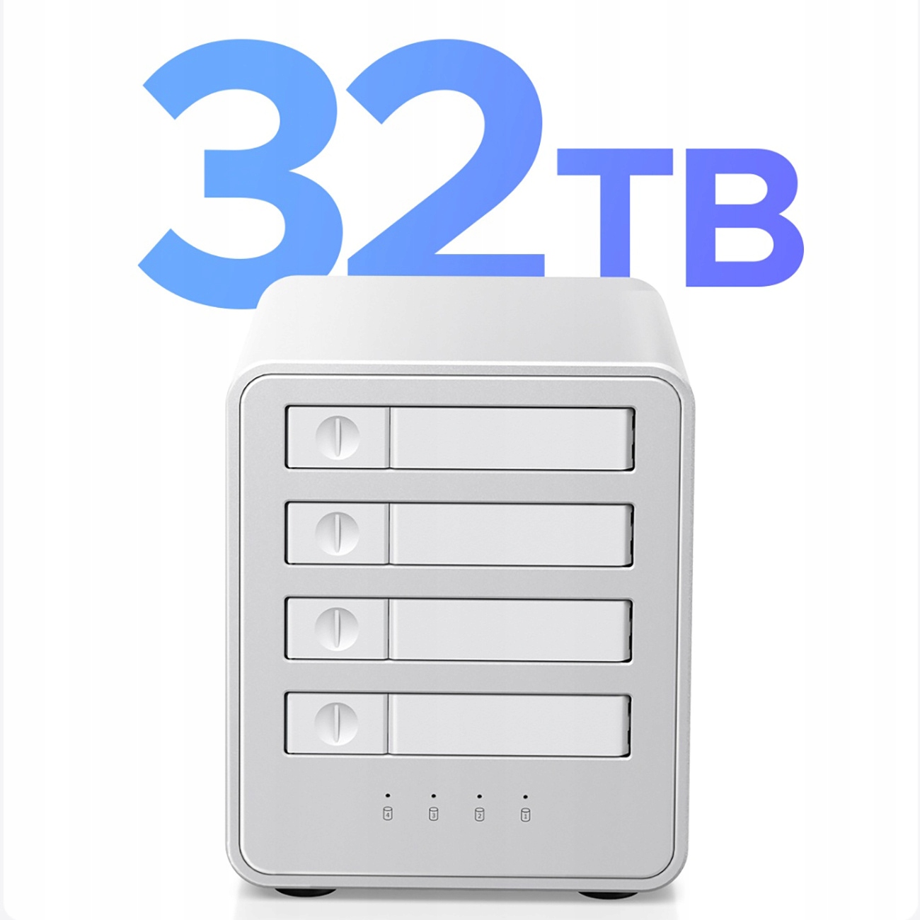 Wysoka pojemność do 32 TB dla dużych zbiorów danych