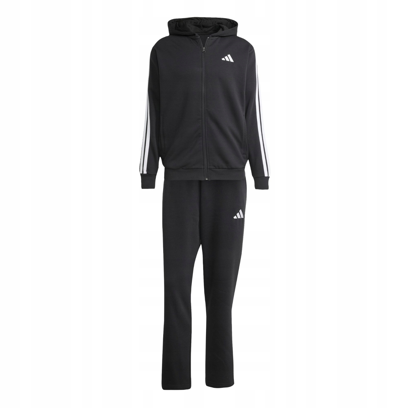 Dres męski adidas Colorblock Hooded Tracksuit czarny JL8599 S – Styl i komfort na co dzień