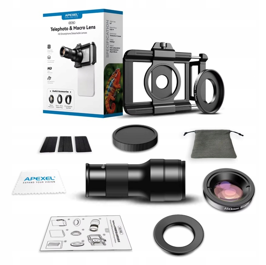 Praktyczne akcesoria w zestawie