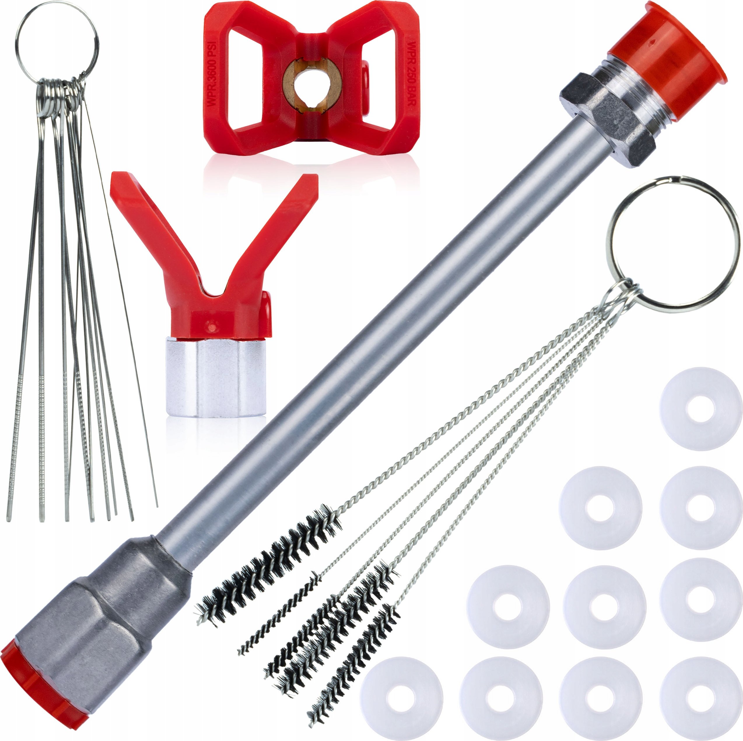 Rosfix Zestaw Lanca Malarska 30cm – Kompletny zestaw do pielęgnacji pistoletu malarskiego