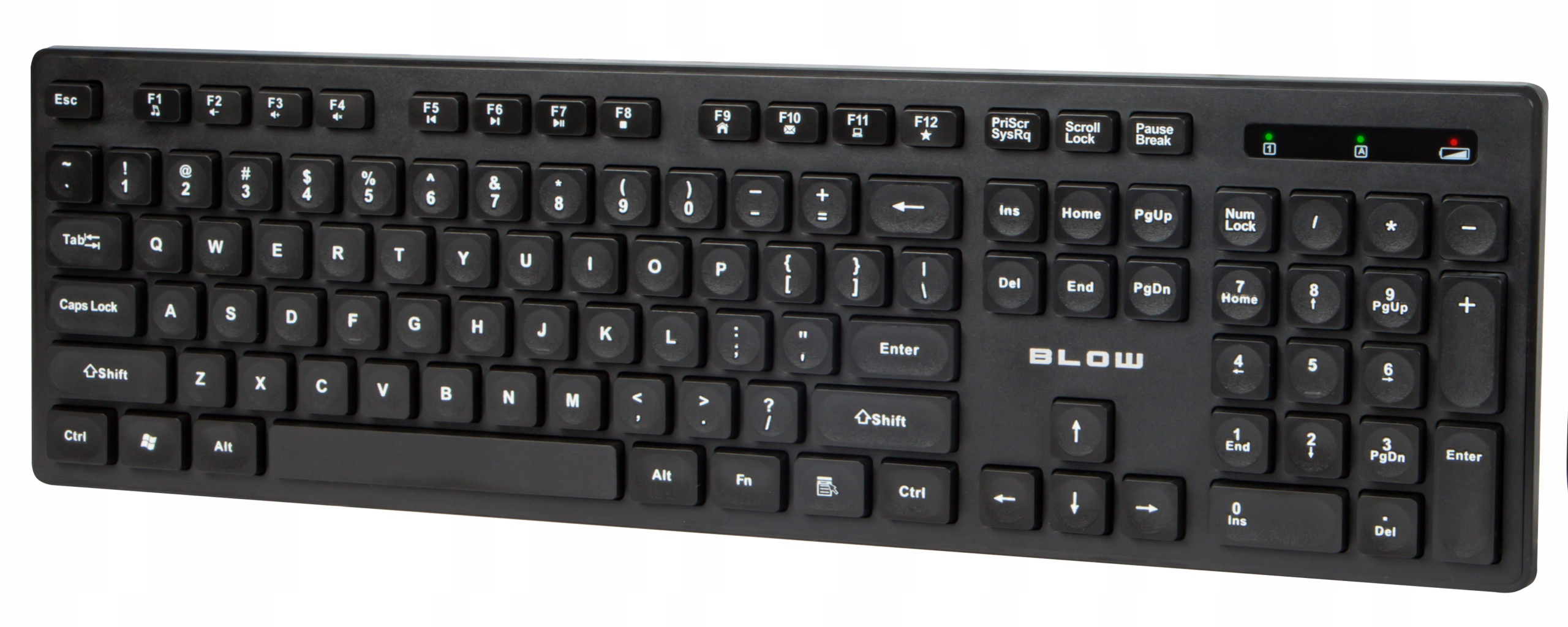 Klawiatura numeryczna i funkcjonalne klawisze multimedialne