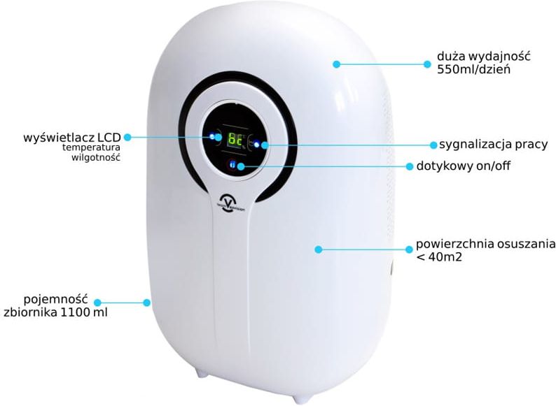 Q34C LCD HQ osuszacz powietrza dla wymagających Q34C LCD HQ osuszacz powietrza dla wymagających