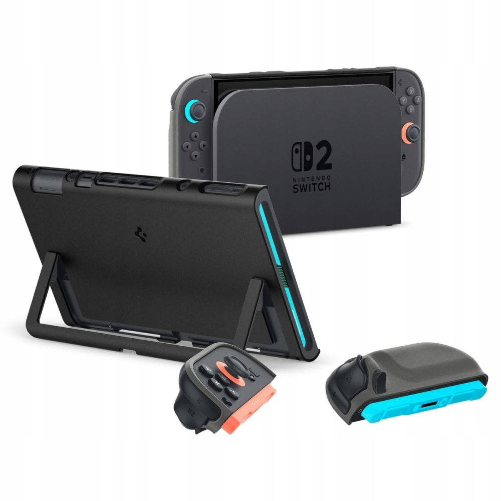 SPIGEN NANO POP NINTENDO SWITCH 2 BLACK SESAME – Stylowe etui ochronne