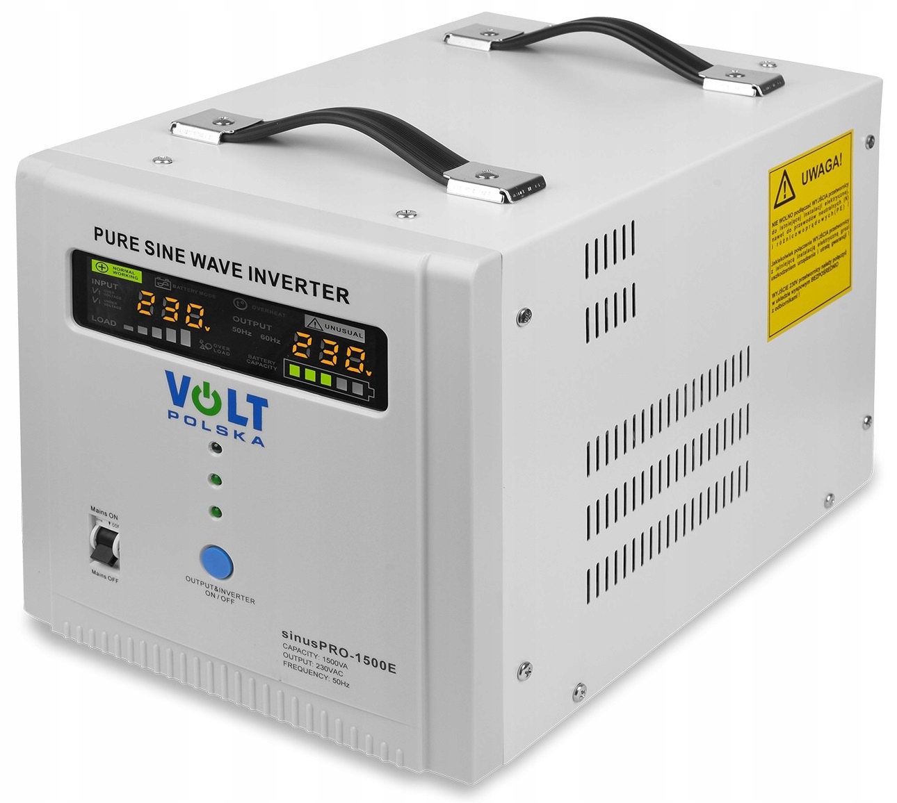 PRZETWORNICA VOLT POLSKA SINUSPRO-1500E 12V – Niezawodne zasilanie dla Twojego sprzętu