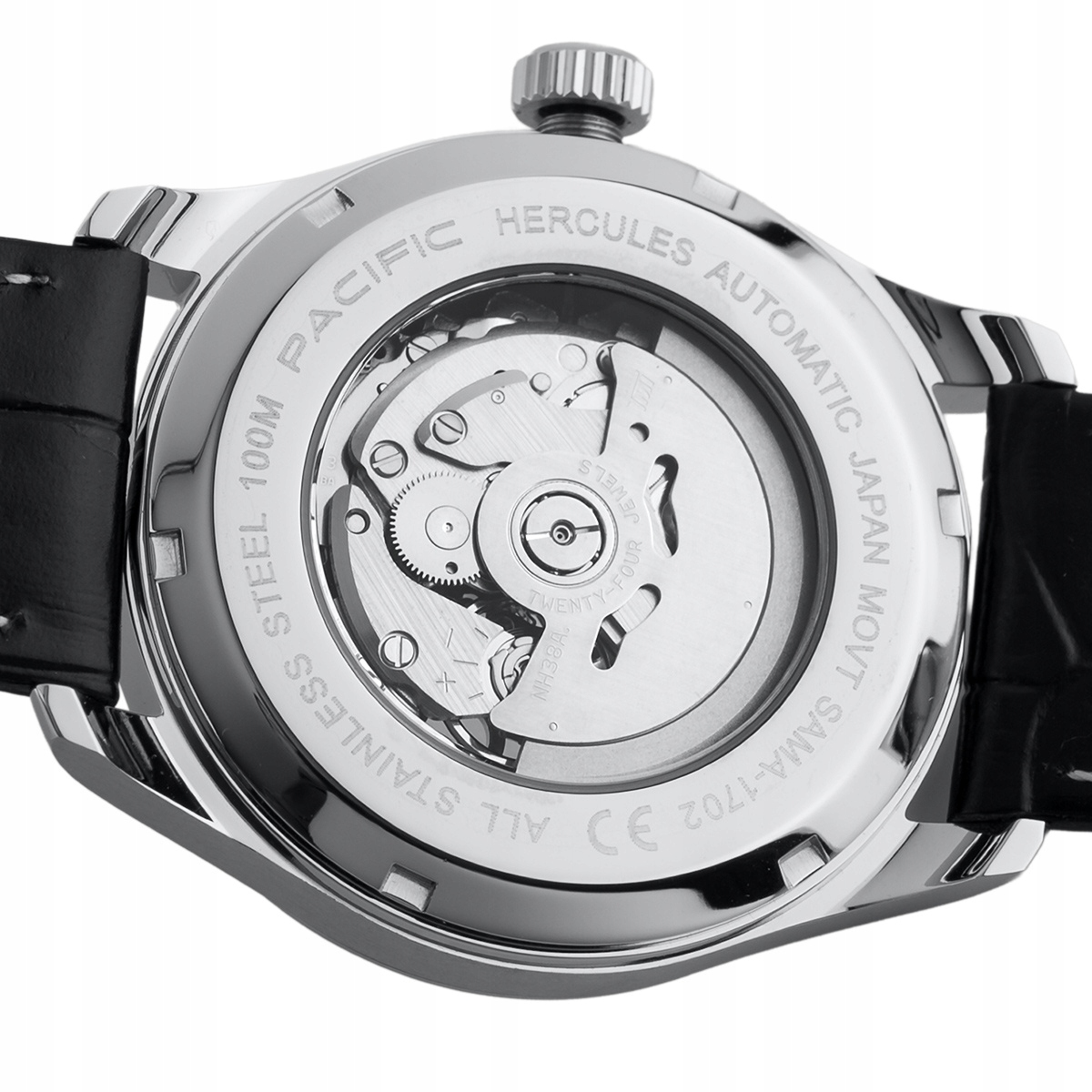 Stylowy design z przeszklonym dekle – Odkryj serce zegarka