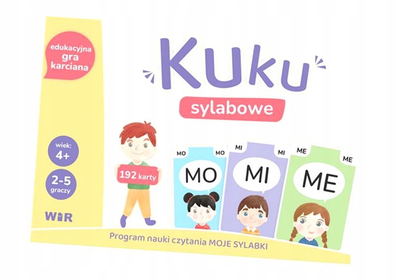Kuku sylabowe – Edukacyjna gra karciana dla dzieci
