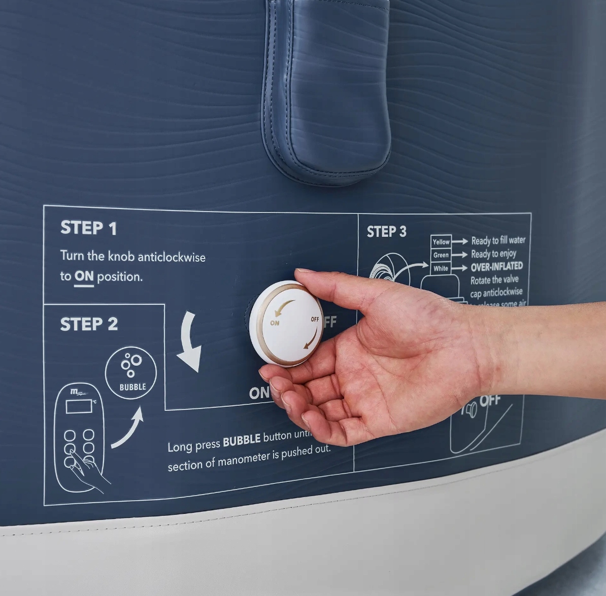 Basen z hydromasażem dmuchany Vento MSpa 6 osób – Idealny relaks w Twoim ogrodzie