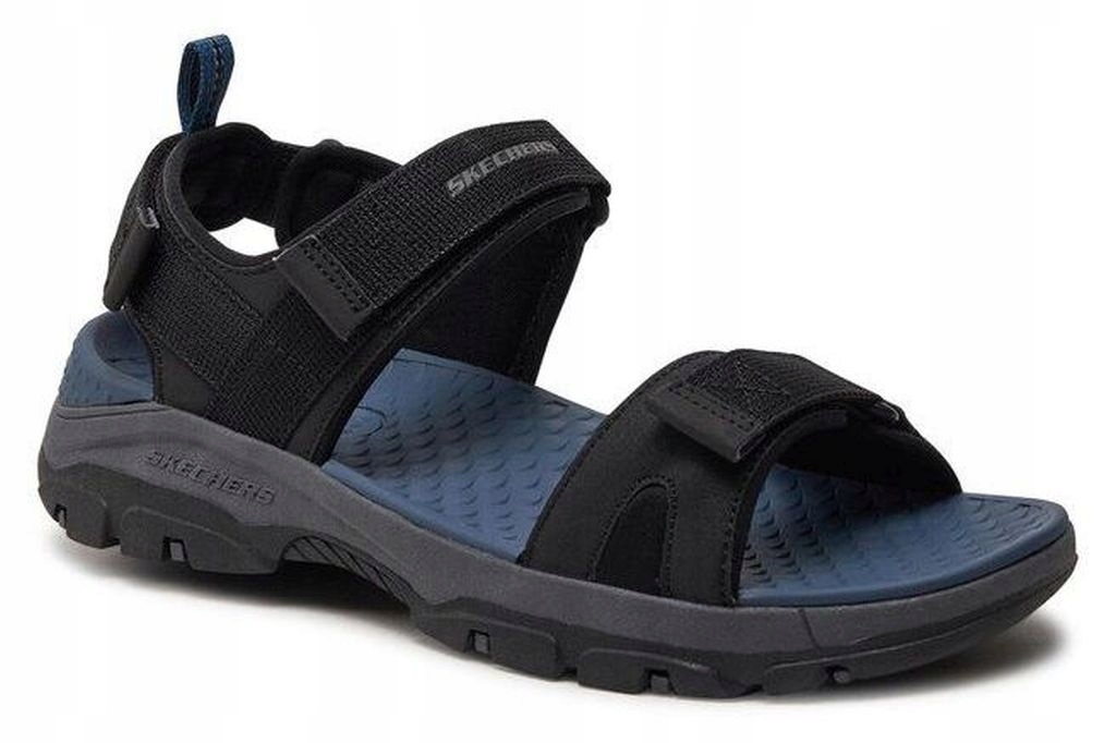 Sandały męskie Skechers Relaxed Fit: Tresmen Ryer 205112-BLK – Komfort na każdym kroku