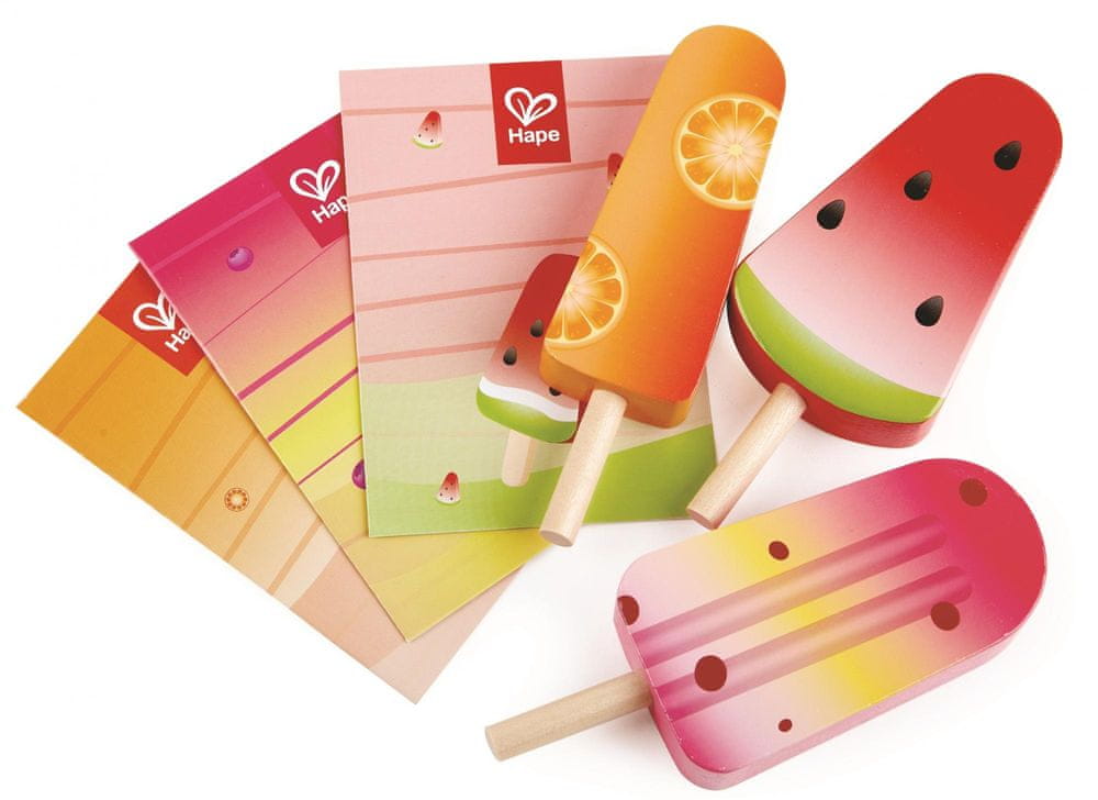 Hape Perfect Popsicles – Zestaw do zabawy z lodami dla dzieci