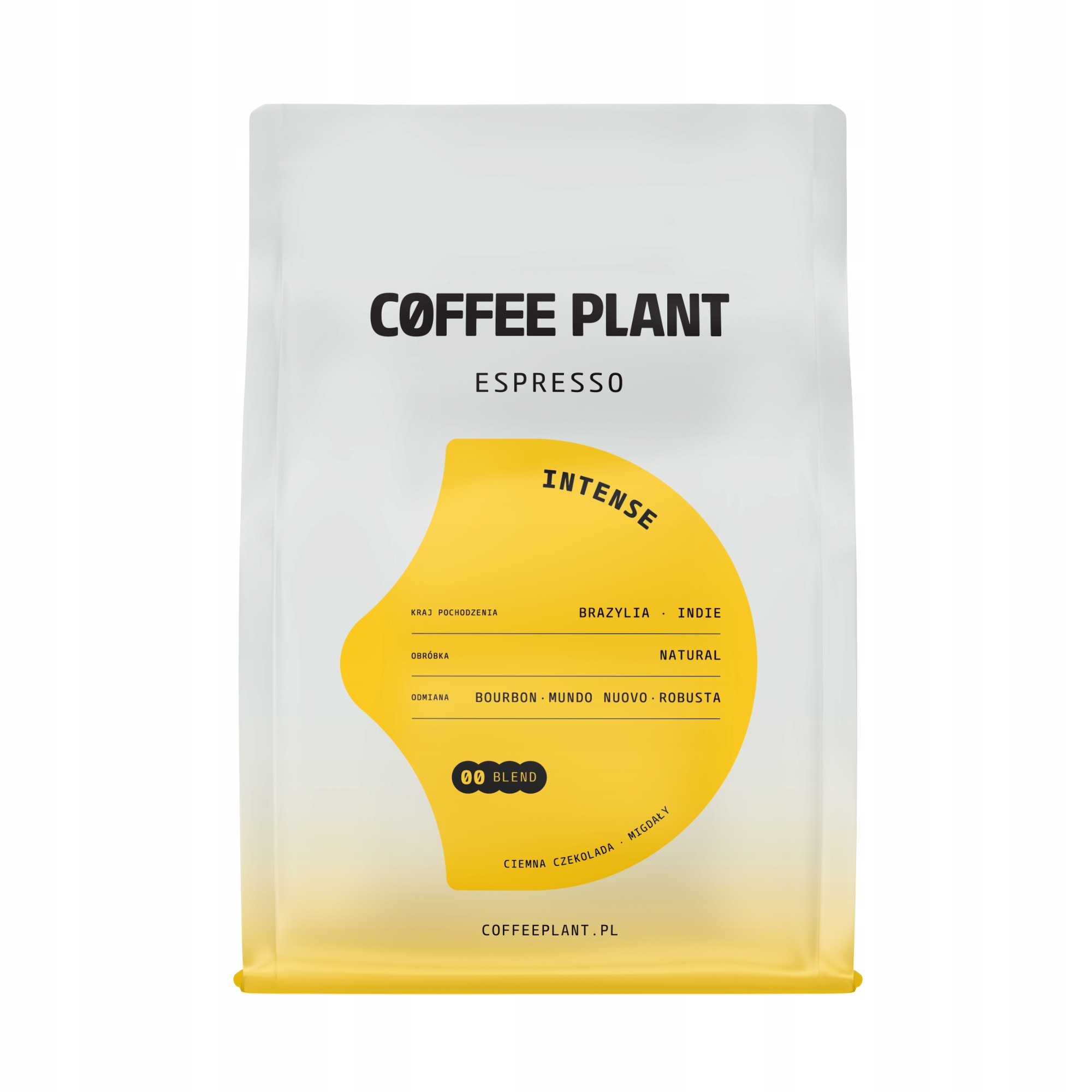 Kawa ziarnista COFFEE PLANT - Intense Espresso 250 g – Doskonały wybór dla miłośników kawy
