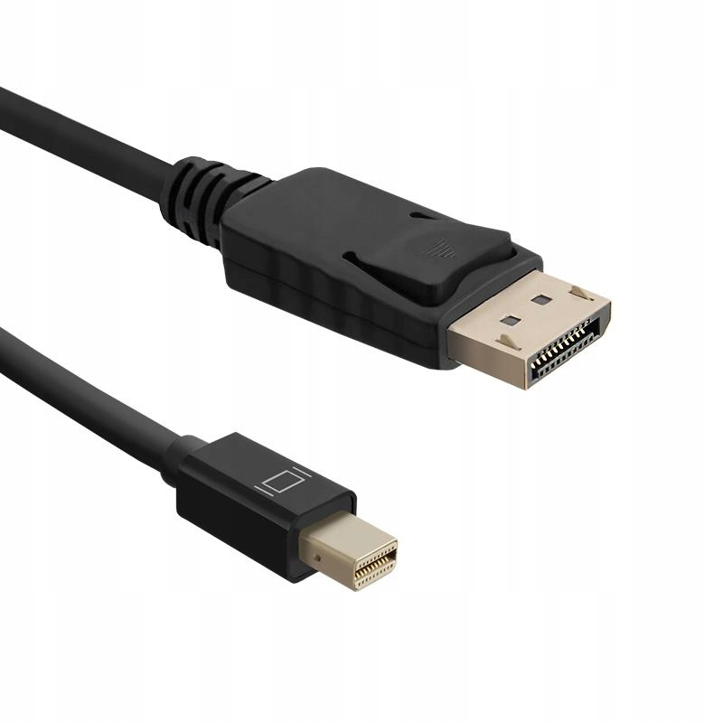 Kabel Mini DisplayPort - DisplayPort 1.8m czarny | Wysoka jakość i wszechstronność