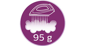 Ciągły strumień pary do 95 g/min