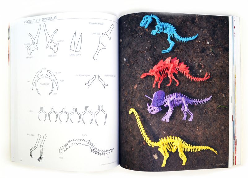 3Doodler Book, książka projektów, język angielski