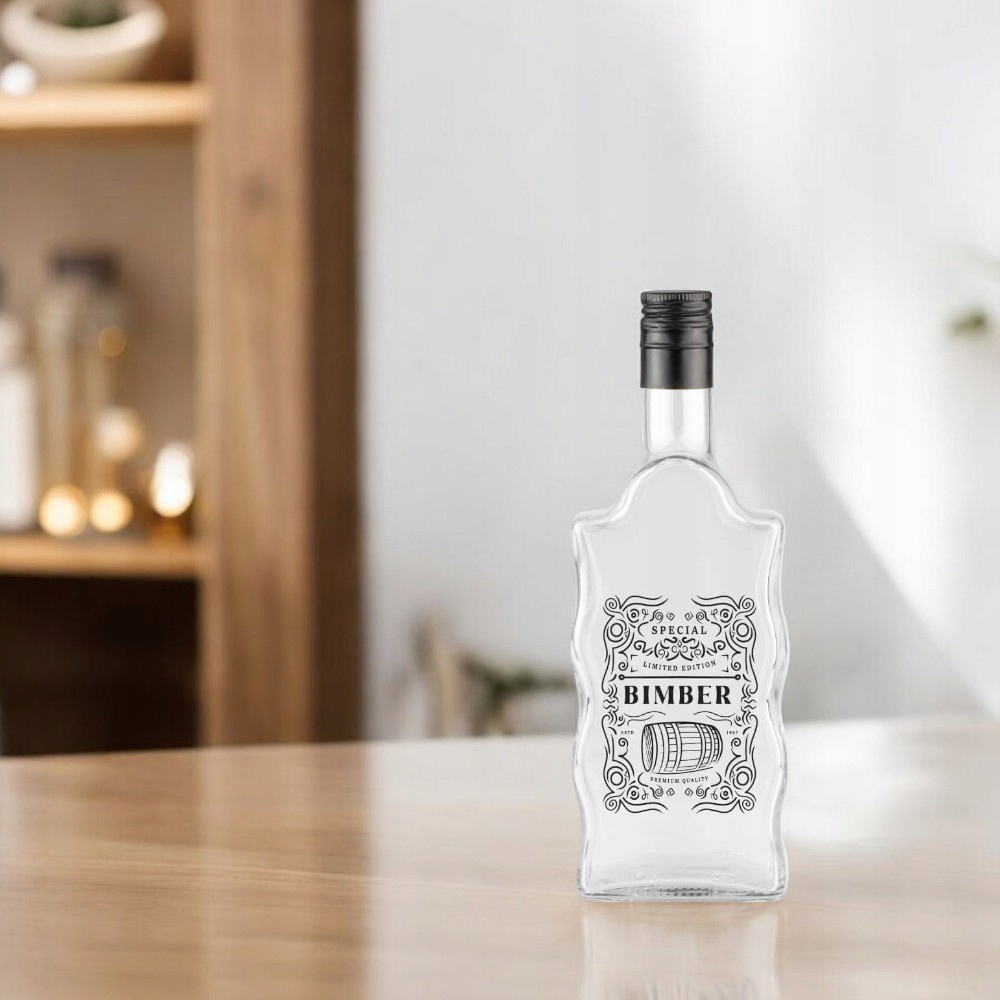 Oryginalny kształt butelki Fala 500 ml