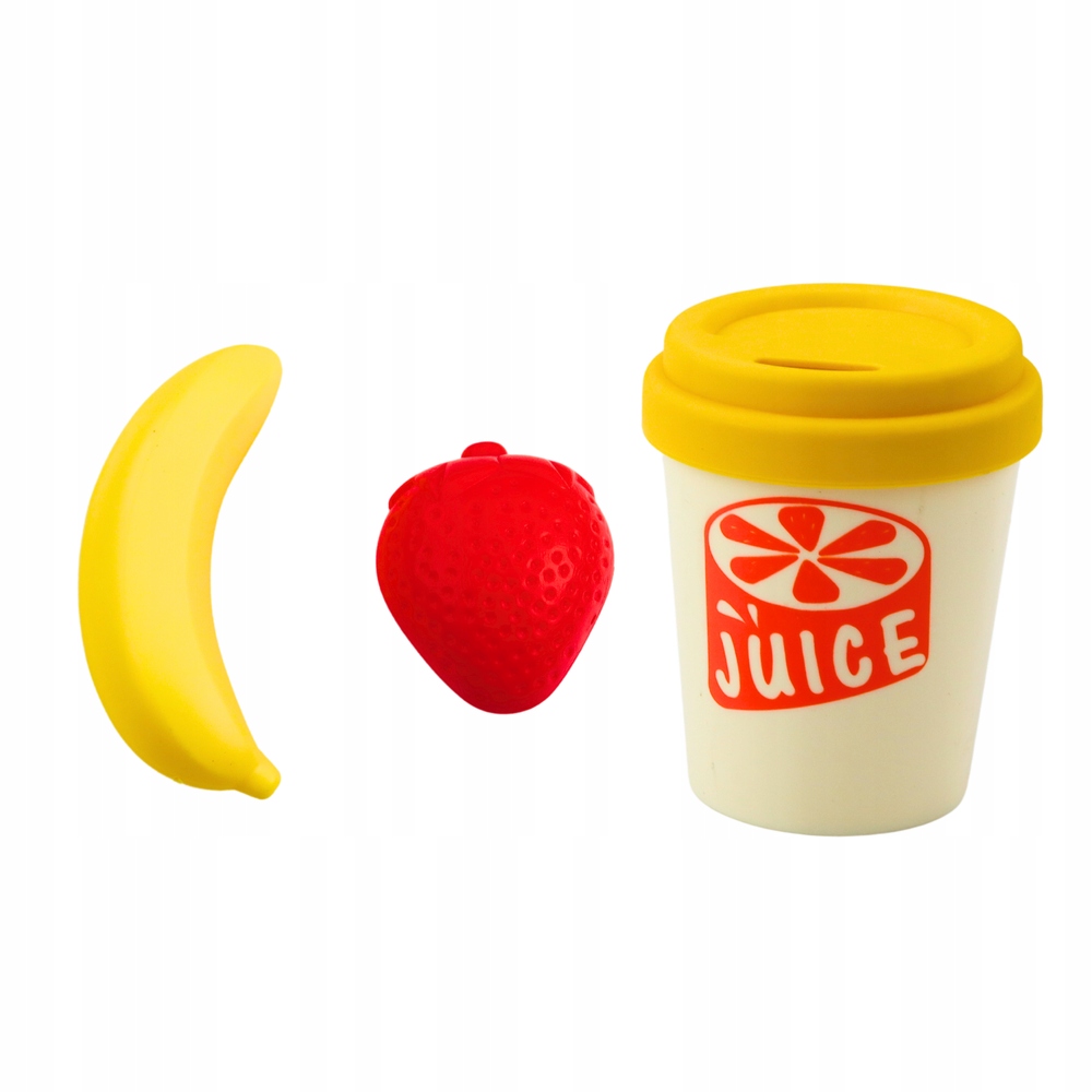 Kolorowe owoce w zestawie – Truskawka, banan i limonka dla małych kucharzy