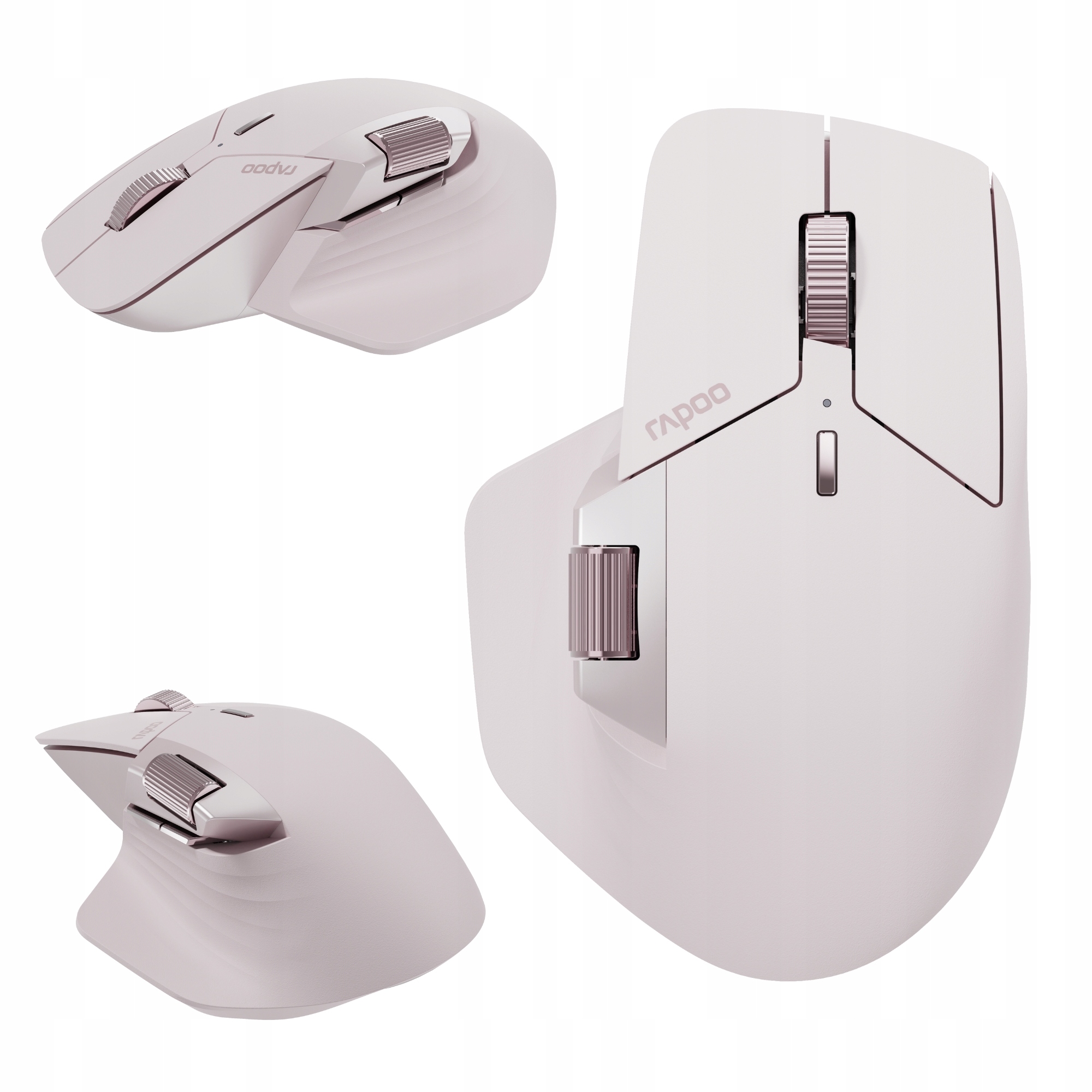 Mysz bezprzewodowa RAPOO MT760M – Wydajność i styl w różowym wydaniu