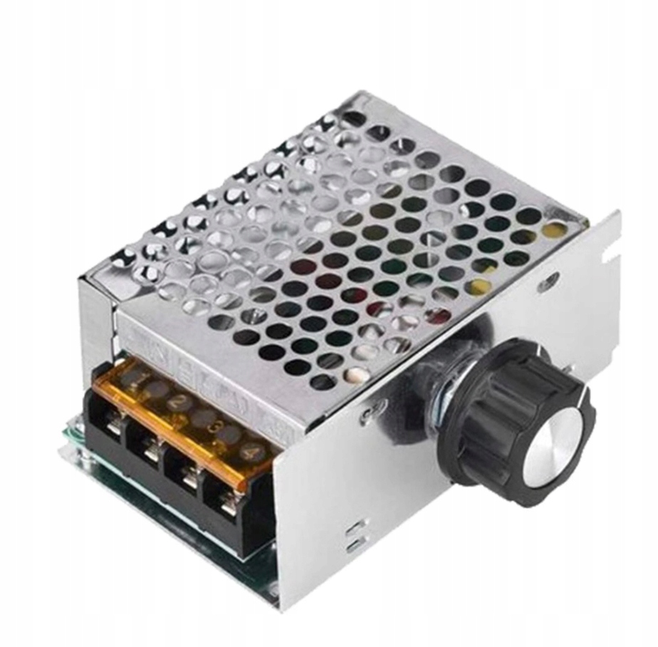 REGULATOR OBROTÓW MOCY NAPIĘCIA 230V AC 4000W DO SILNIKÓW GRZAŁEK – Wydajność i precyzja w regulacji