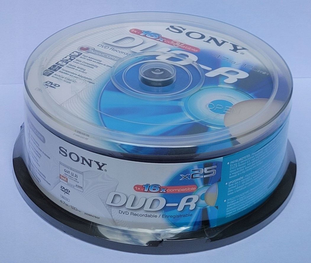 Płyty Sony DVD+R 4.7GB 16x – Niezawodne nagrywanie danych