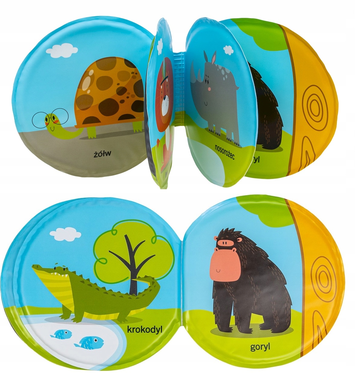 Kolorowe ilustracje i dźwięk piszczałki