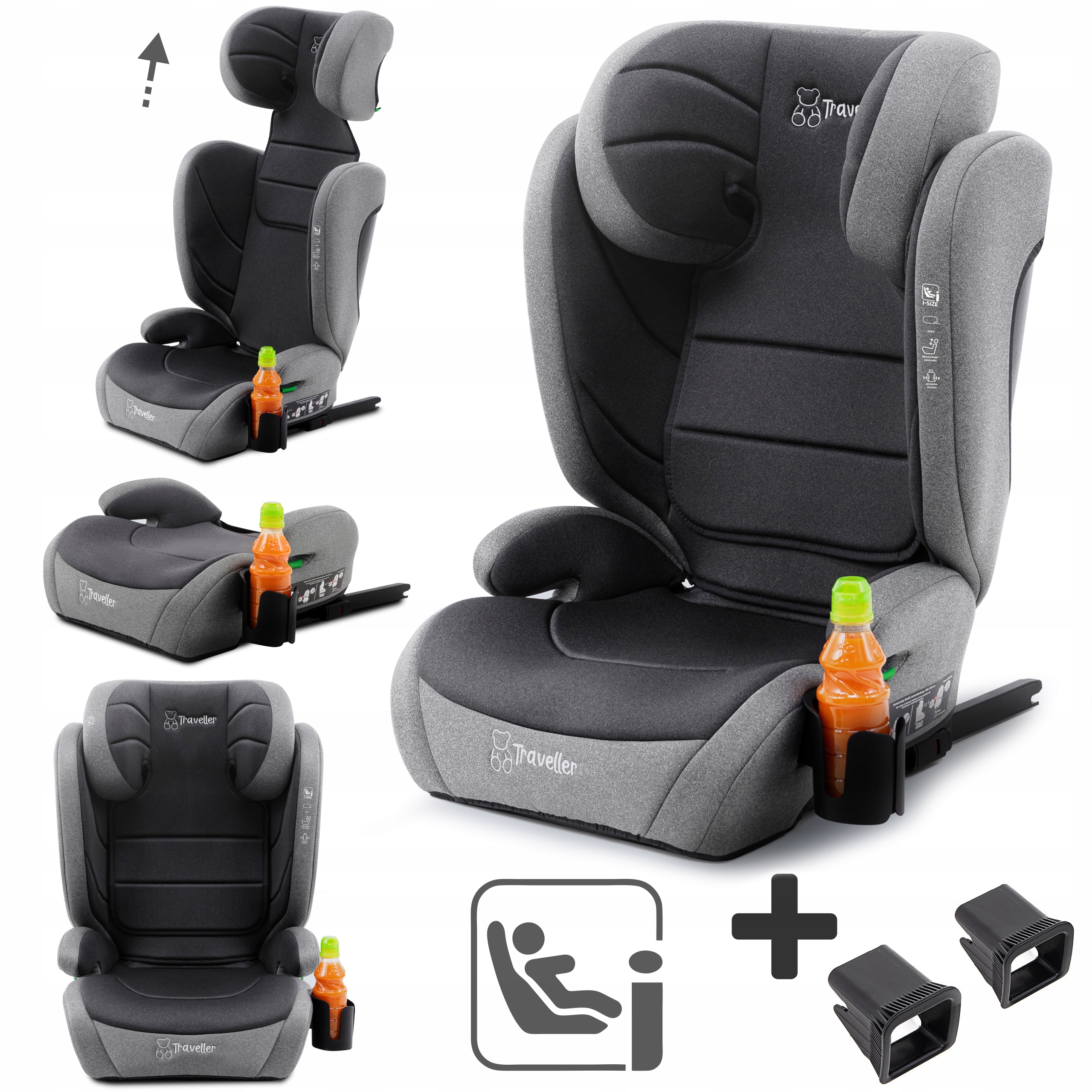 Fotelik rośnie razem z dzieckiem – Użytkowanie do 150 cm wzrostu