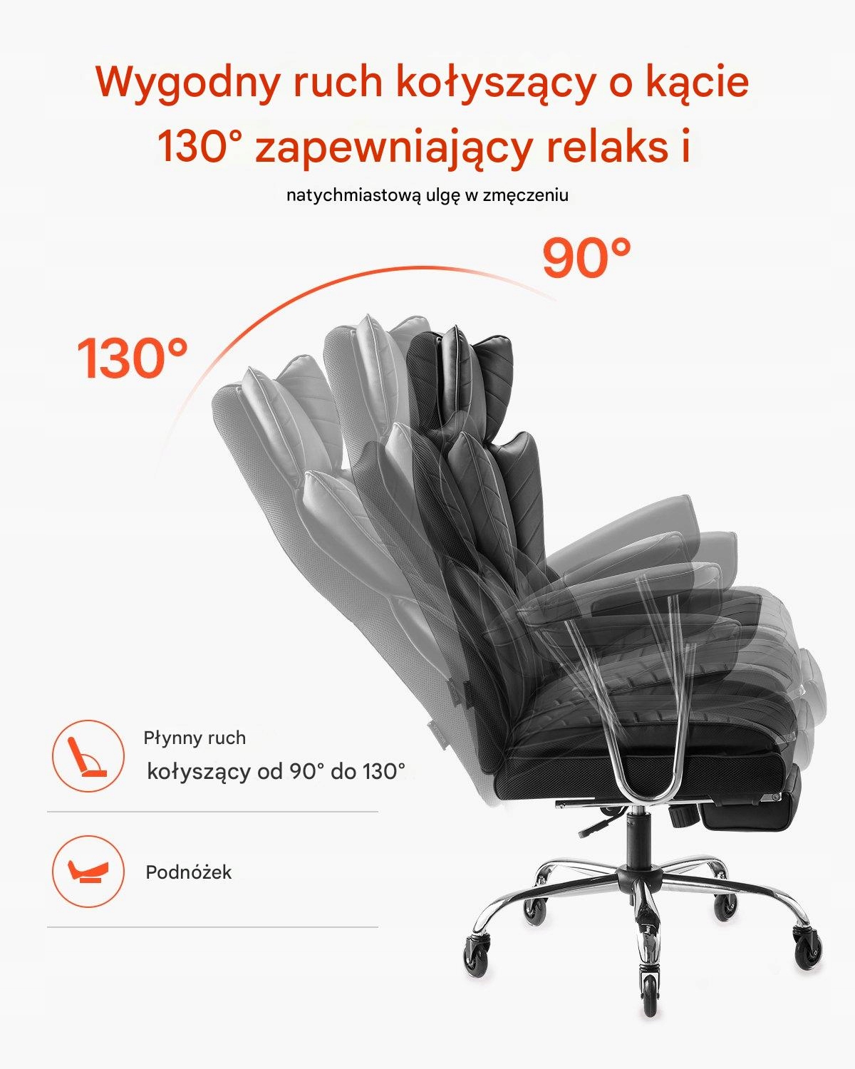 Korzyści z zakupu – Wsparcie dla pleców i łatwy montaż