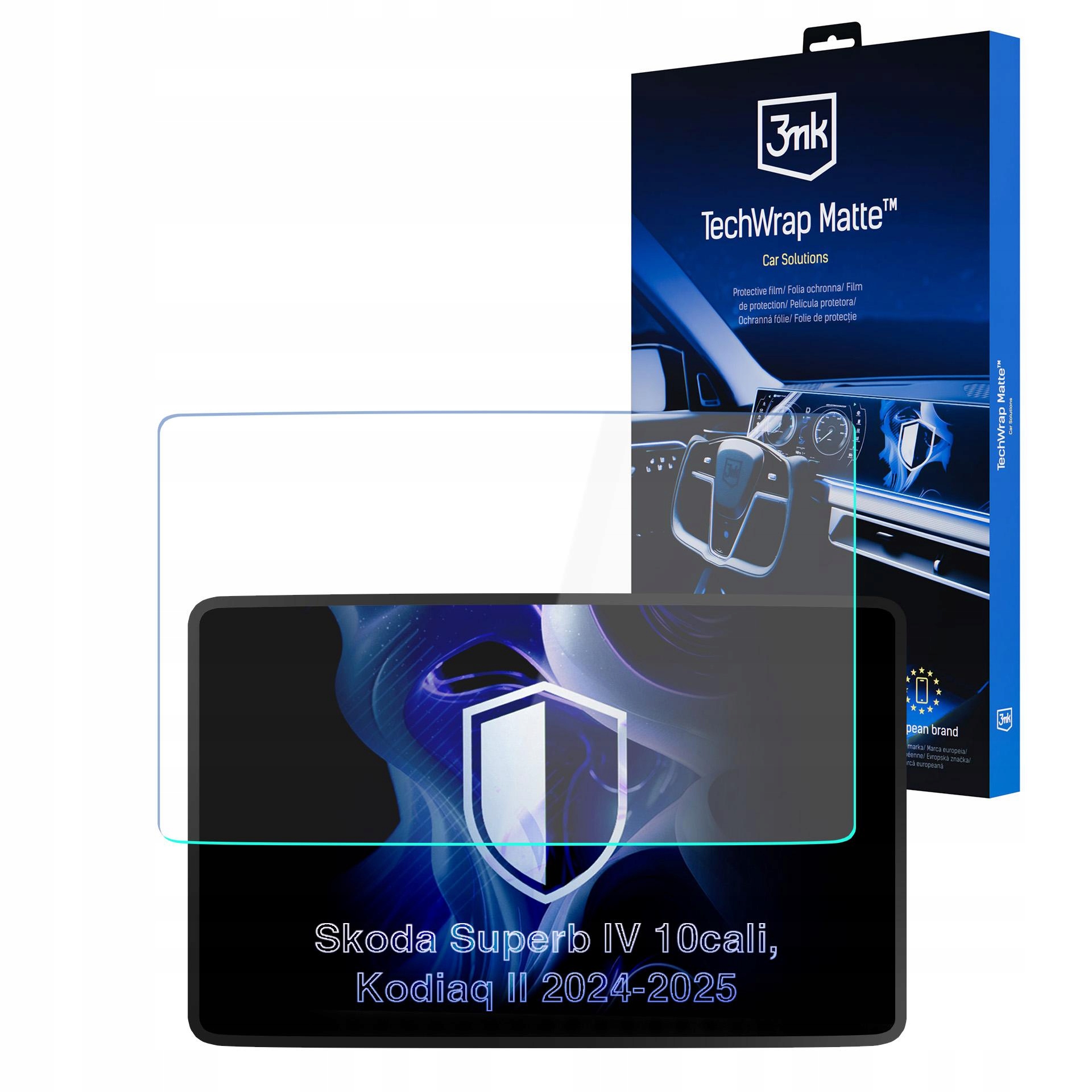 Skoda Kodiaq II 2024 – Folia ochronna TechWrap Matte™ na ekran nawigacji