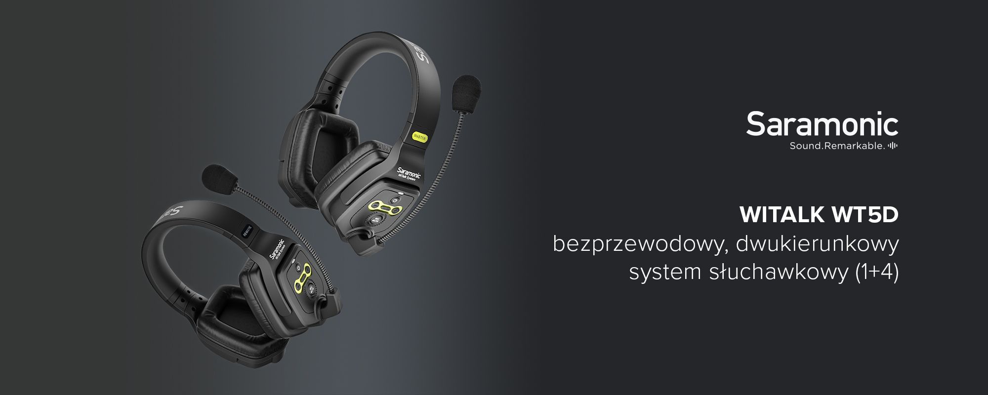 Bezprzewodowy system słuchawkowy Saramonic WiTalk WT5D