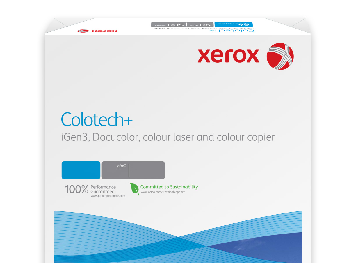Papier satynowany Xerox Colotech+ A4 250g – Idealny do kolorowych wydruków