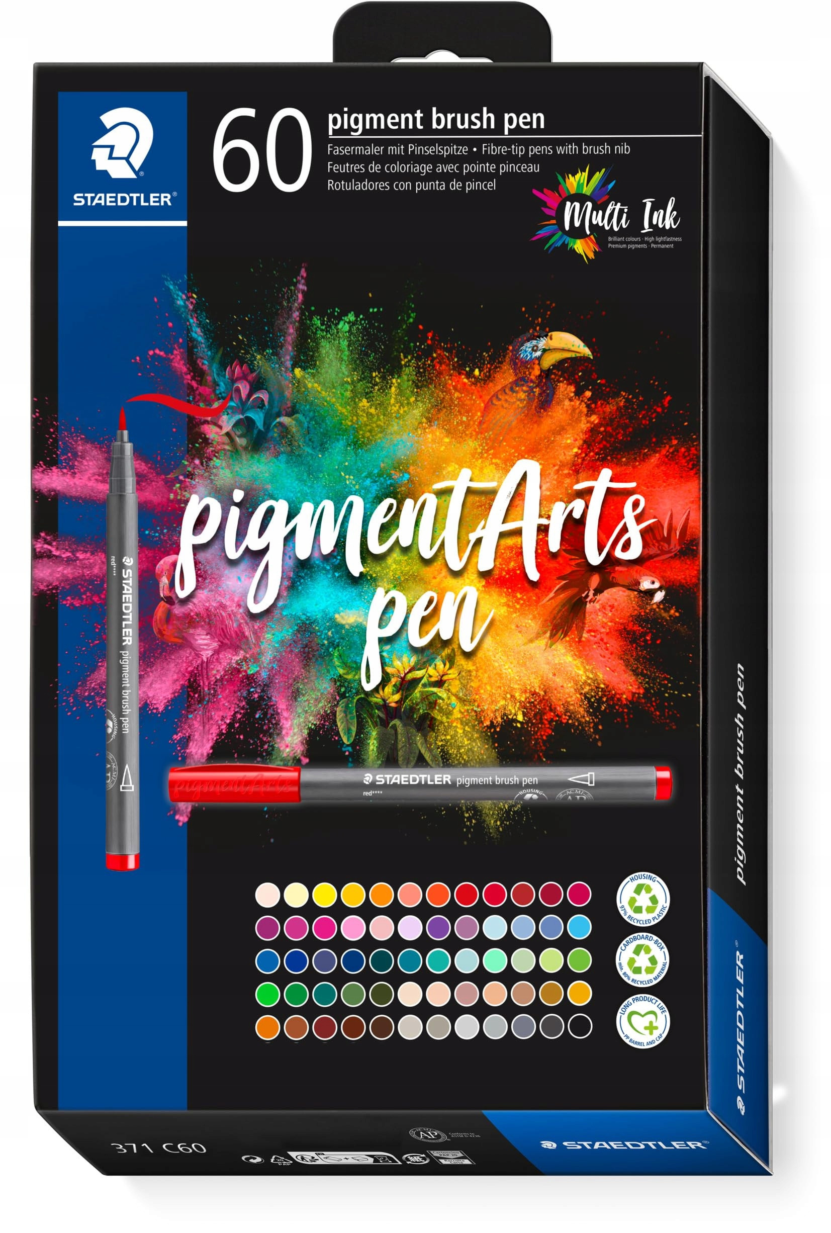STAEDTLER pigment brush pen 60ST – Doskonałe narzędzie do twórczości