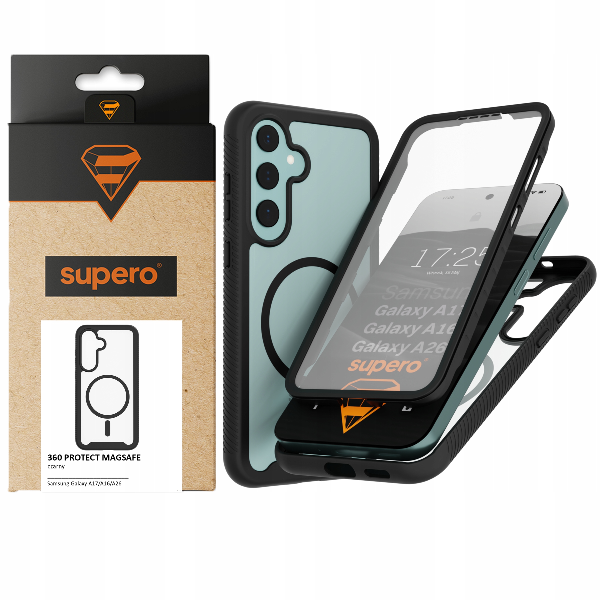 Etui pancerne 360 Magsafe do Samsung Galaxy A17 / A16 / A26 5G – Ochrona i styl w jednym