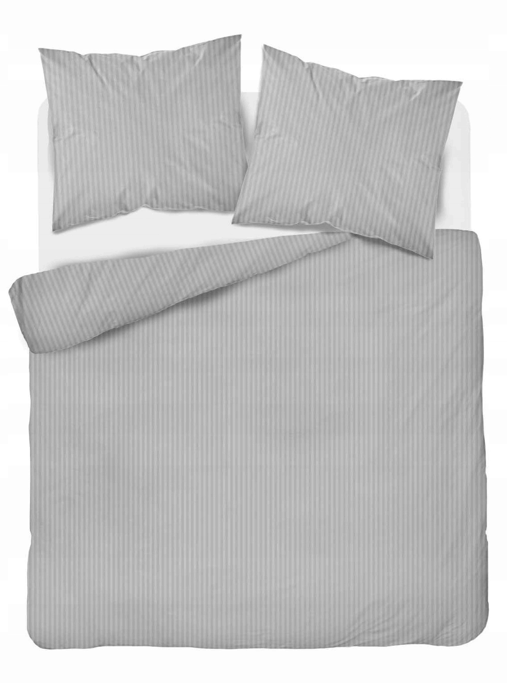 Pościel Satyna Bawełniana Szara 140x200 – Elegancja i komfort w Twojej sypialni