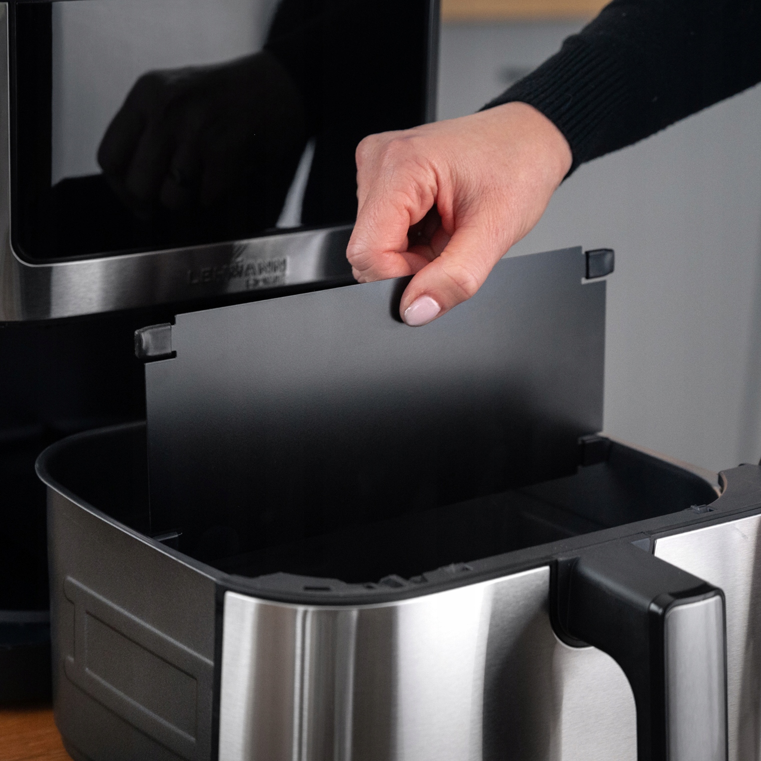 FRYTKOWNICA BEZTŁUSZCZOWA AIR FRYER FRYTOWNICA DUŻA 8L MISA 12 PROGRAMÓW XL Typ beztłuszczowa