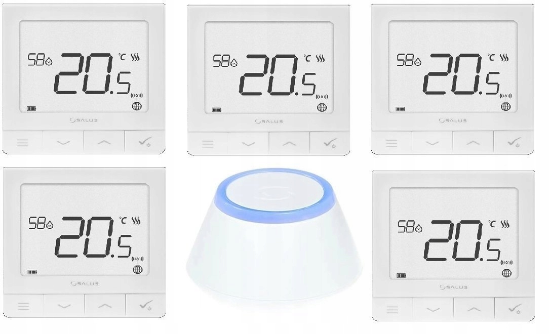 Wygodne sterowanie przez aplikację SALUS Smart Home