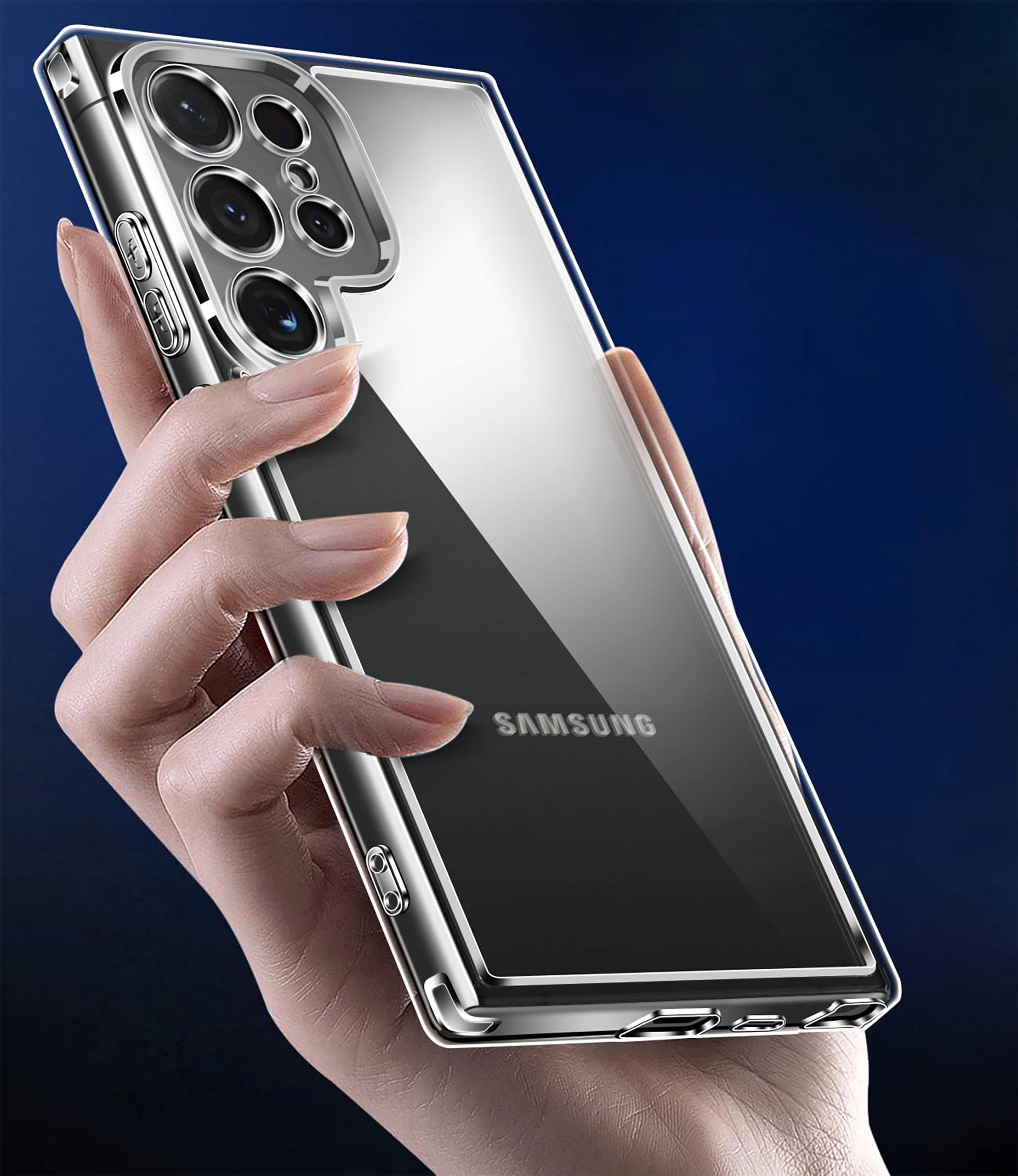 Przeźroczyste plecki z wysokiej jakości silikonu