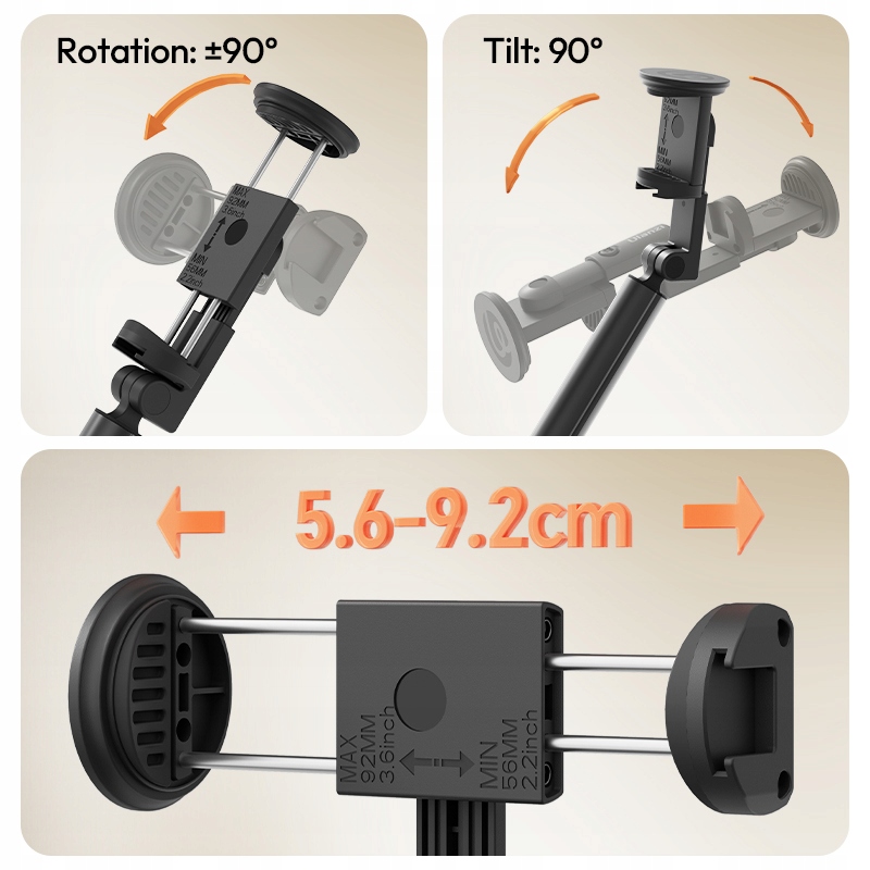 Stabilna konstrukcja z antypoślizgowymi stopkami – Większa stabilność i mniej drgań