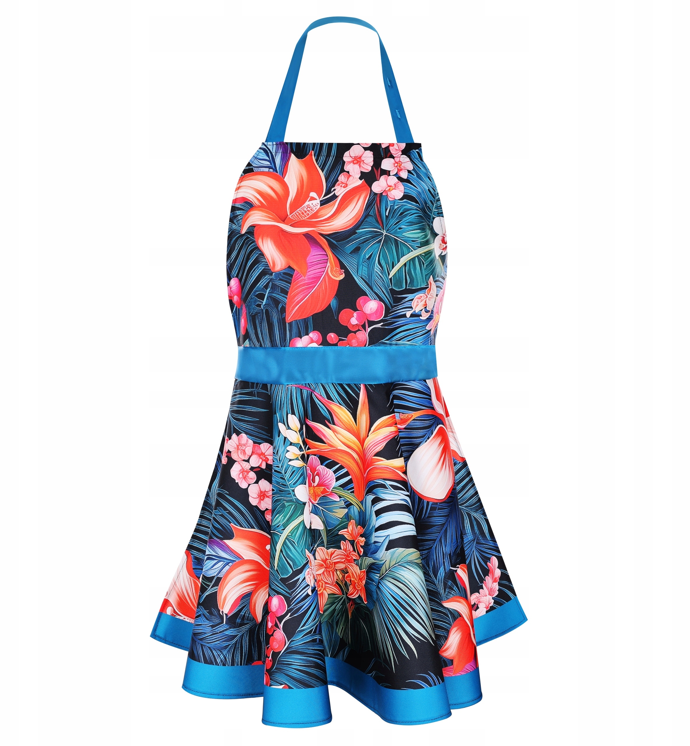Nitly Paradise Blue – Fartuszek Sukienka dla eleganckich kobiet