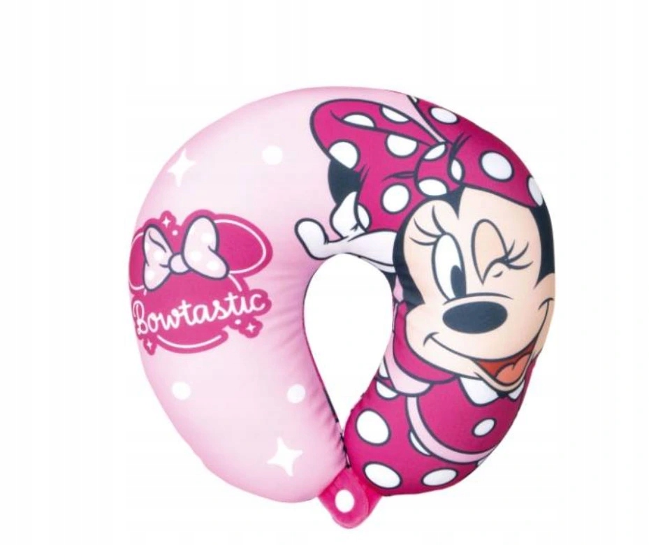 Myszka Minnie 28 cm – Urocza poduszka podróżna dla dzieci